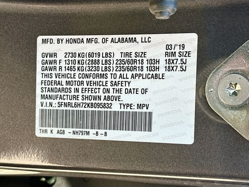 Used 2019 Honda Odyssey EX-L image 12