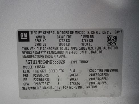 Used 2017 GMC Sierra 1500 SLT AWD/4WD image 32