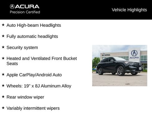 Certified 2025 Acura ADX A-Spec AWD/4WD image 17