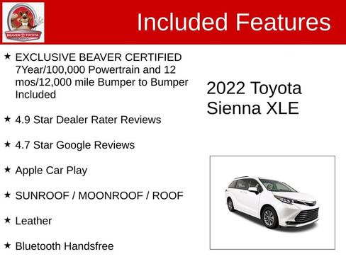 Used 2022 Toyota Sienna XLE image 4