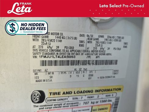 Used 2020 Ford Expedition Platinum RWD image 28