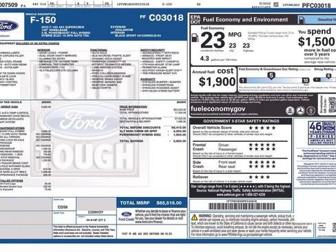 Certified 2023 Ford F150 XLT w/ Equipment Group 302A High AWD/4WD image 22