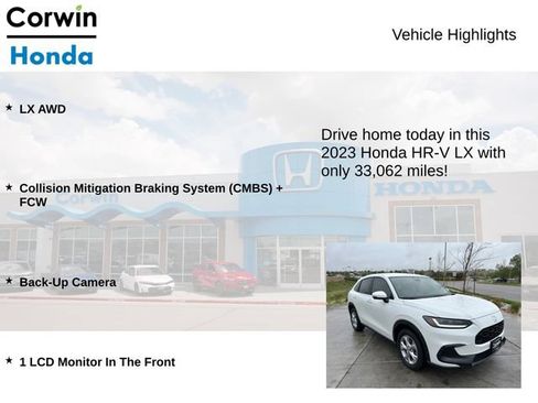 Used 2023 Honda HR-V LX image 6