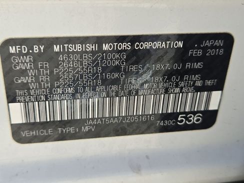 Used 2018 Mitsubishi Eclipse Cross SEL AWD/4WD image 34