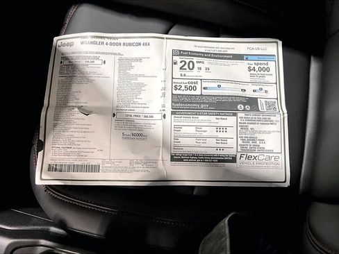 New 2026 Jeep Wrangler Unlimited Rubicon w/ Safety Group AWD/4WD image 13