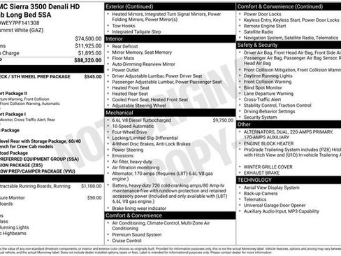 Used 2023 GMC Sierra 3500 Denali AWD/4WD image 4