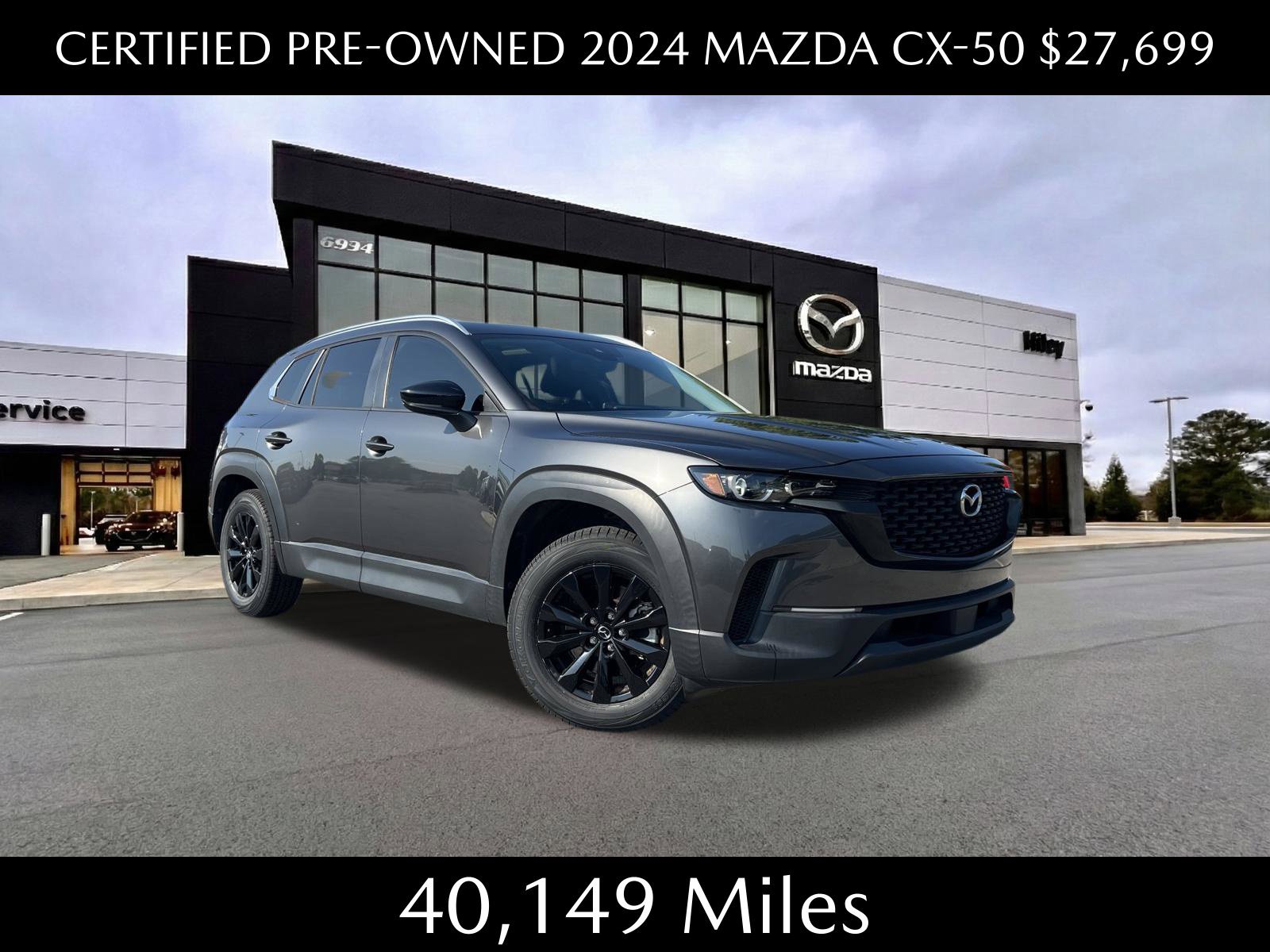Certified 2024 MAZDA CX-50 AWD 2.5 S w/ Premium Package 360° Tour