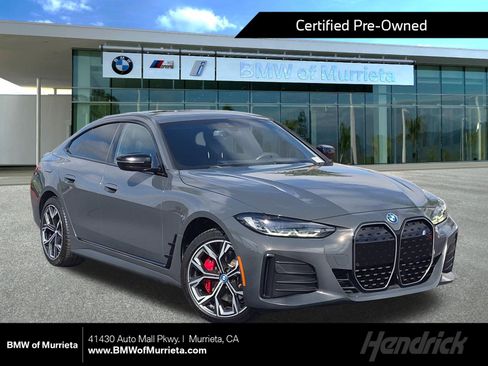 Certified 2024 BMW i4 eDrive35 w/ M Sport Package RWD image 1