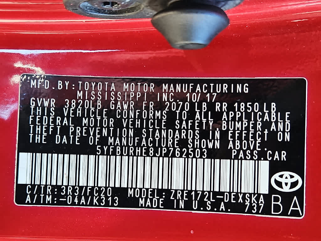 Used 2018 Toyota Corolla SE FWD image 25