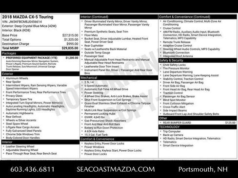 Used 2018 MAZDA CX-5 Touring w/ Preferred Equipment Package image 3