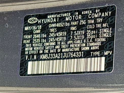 Used 2018 Hyundai Tucson Value FWD image 32