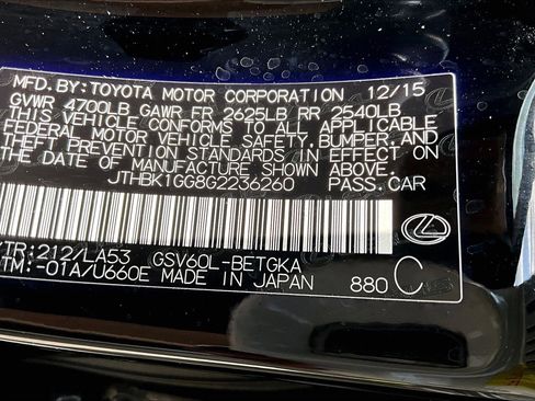 Used 2016 Lexus ES 350 w/ Premium Package w/Wood Trim FWD image 34