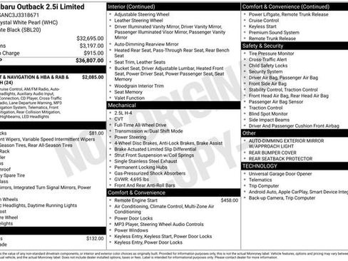 Used 2018 Subaru Outback 2.5i Limited image 38