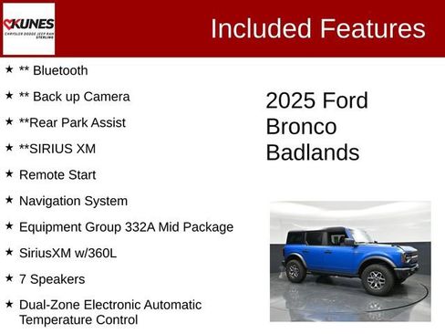 Used 2025 Ford Bronco Badlands AWD/4WD image 3