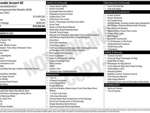 Used 2019 Hyundai Accent SE image 6