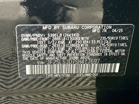 New 2025 Subaru Forester Sport w/ Popular Package image 31