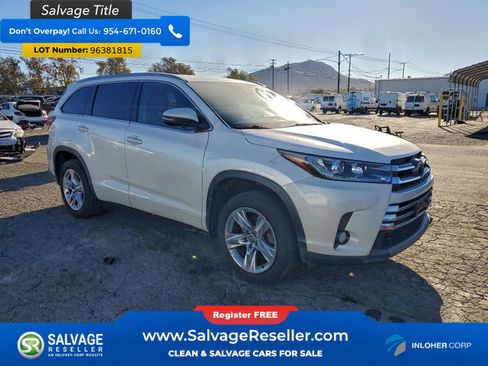Used 2017 Toyota Highlander Limited FWD image 5