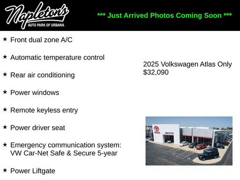 Used 2025 Volkswagen Atlas SE AWD/4WD image 1