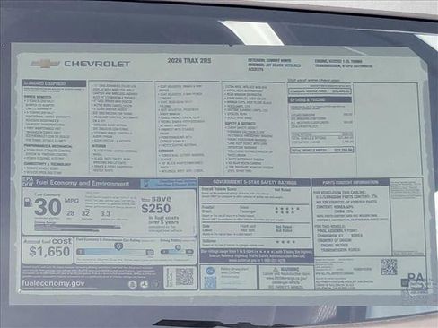 New 2026 Chevrolet Trax RS FWD image 17