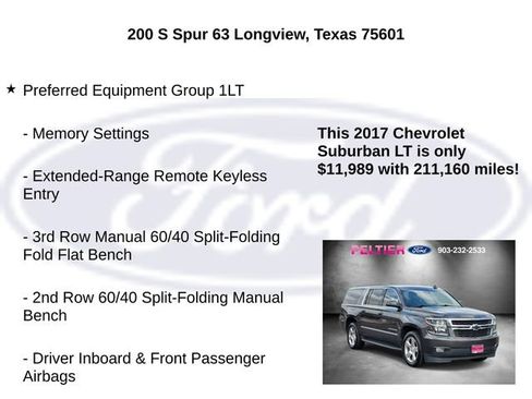 Used 2017 Chevrolet Suburban LT image 5