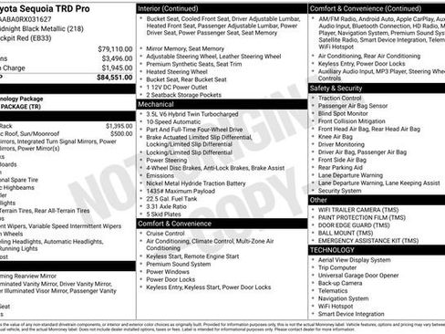 Used 2024 Toyota Sequoia TRD Pro AWD/4WD image 50