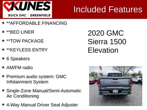 Used 2020 GMC Sierra 1500 Elevation AWD/4WD image 3
