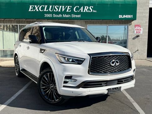 Used 2021 INFINITI QX80 Premium Select w/ Cargo Package image 1
