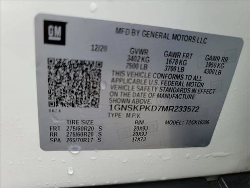 Used 2021 Chevrolet Tahoe Z71 w/ Z71 Off-Road Package image 26