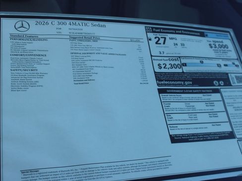 Used 2026 Mercedes-Benz C 300 4MATIC Sedan image 36