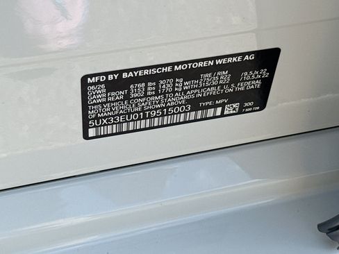 New 2026 BMW X5 M60i AWD/4WD image 44