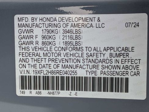 Certified 2024 Honda Civic Sport image 31