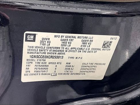 Used 2012 Chevrolet Tahoe LTZ image 34