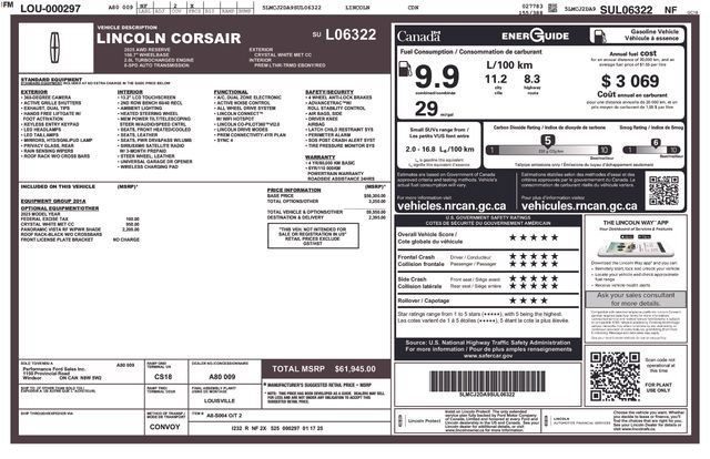 Used 2025 Lincoln Corsair Reserve AWD/4WD image 35