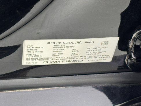 Used 2021 Tesla Model S Plaid AWD/4WD image 50
