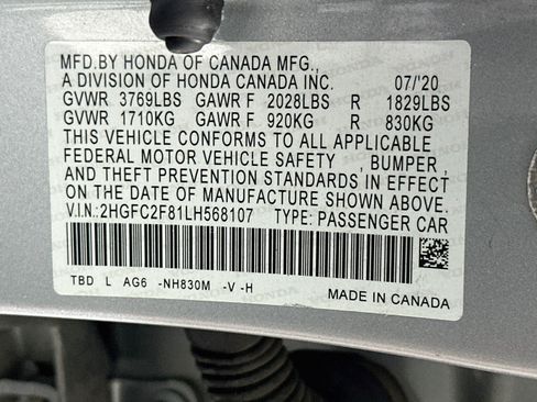 Used 2020 Honda Civic Sport image 12