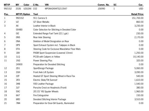 Used 2026 Porsche 911 Carrera S image 72