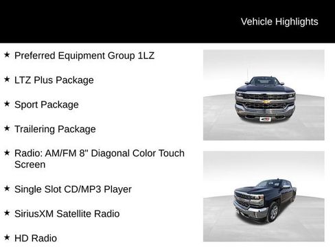 Certified 2018 Chevrolet Silverado 1500 LTZ w/ Sport Package image 13