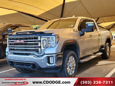 Used 2022 GMC Sierra 2500 SLT w/ SLT Premium Package AWD/4WD image 3