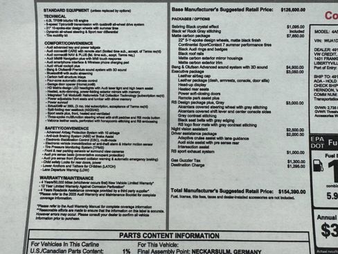 Used 2025 Audi RS 6 performance image 75