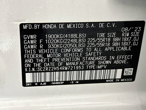 Certified 2024 Honda HR-V Sport image 33