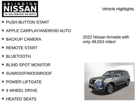 Certified 2022 Nissan Armada SL image 8