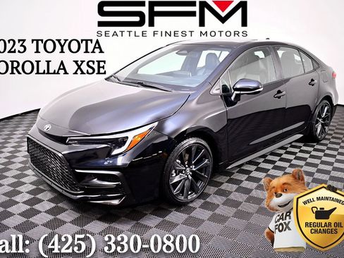 Used 2023 Toyota Corolla XSE w/ Carpet Mat Package (TMS) image 1