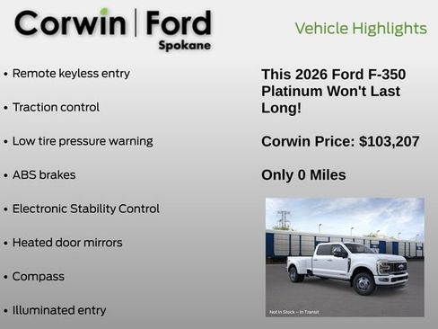 New 2026 Ford F350 Platinum AWD/4WD image 6