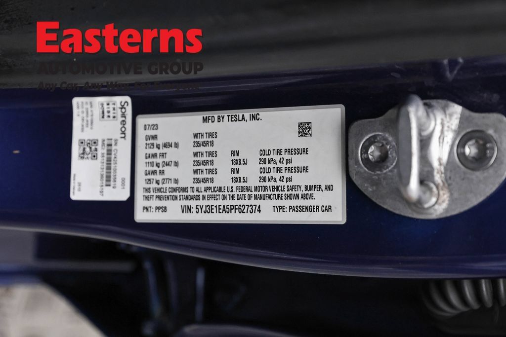Used 2023 Tesla Model 3 Standard Range RWD image 31