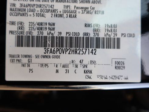 Used 2017 Ford Fusion Sport w/ Equipment Group 401A image 42