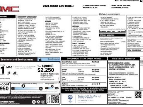 Used 2020 GMC Acadia Denali w/ Denali Ultimate Package image 27