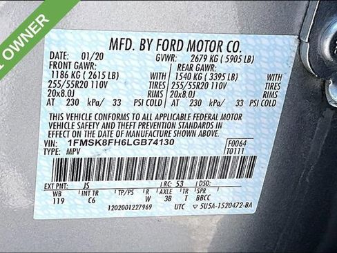 Used 2020 Ford Explorer Limited w/ Class III Trailer Tow Package AWD/4WD image 30