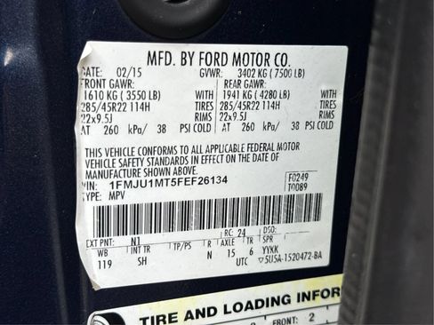 Used 2015 Ford Expedition Platinum AWD/4WD image 22