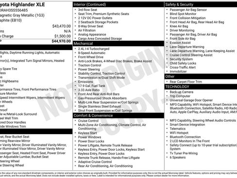 Used 2025 Toyota Highlander XLE FWD image 27