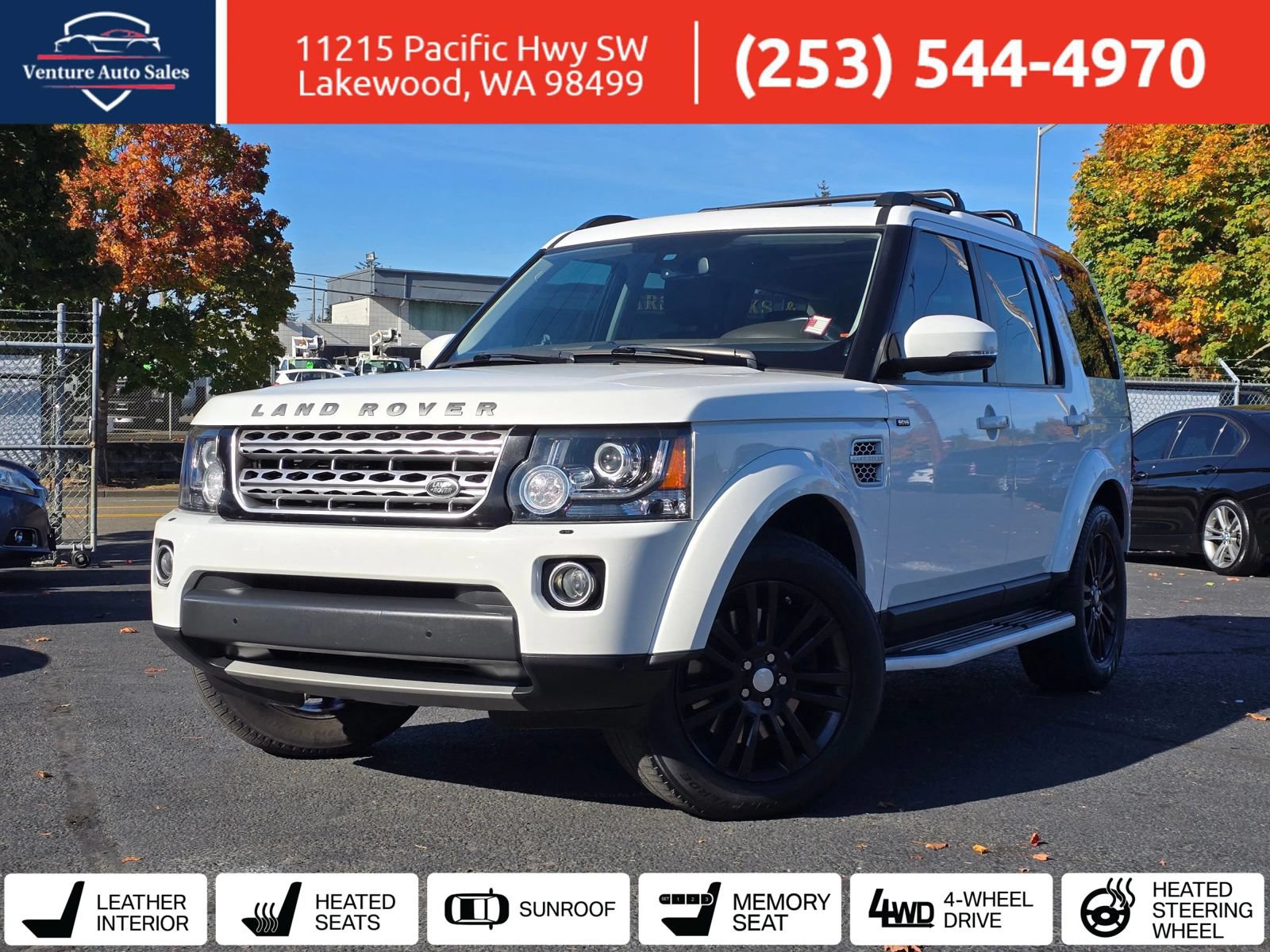 Used 2015 Land Rover LR4 HSE LUX AWD/4WD image 1